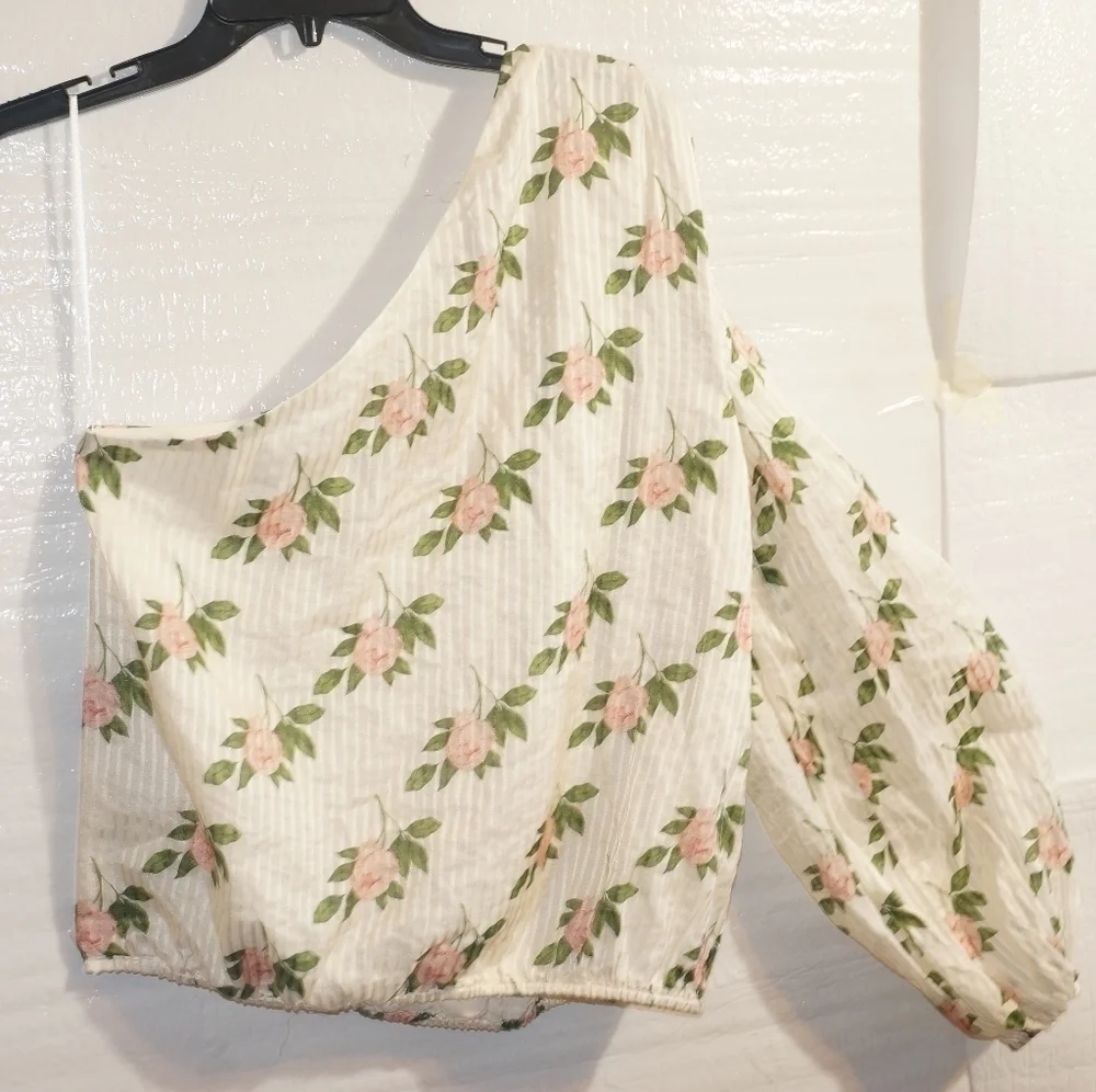 Cami Nyc The Lenore One Shoulder Top Floral - Picture 5 of 14